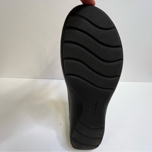 Clarks Cora Giny Black Leather Casual Loafers Size 8.5 - Picture 14 of 15